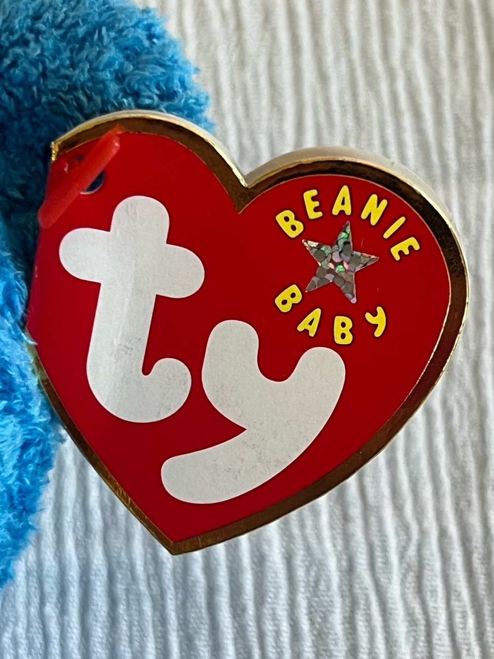 Ty Beanie Baby “Addison”- Blue Baseball Bear - Picture 7 of 8
